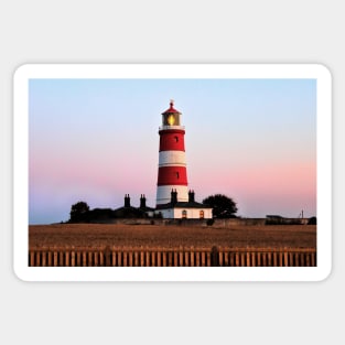 Happisburgh lighthouse shining Sticker